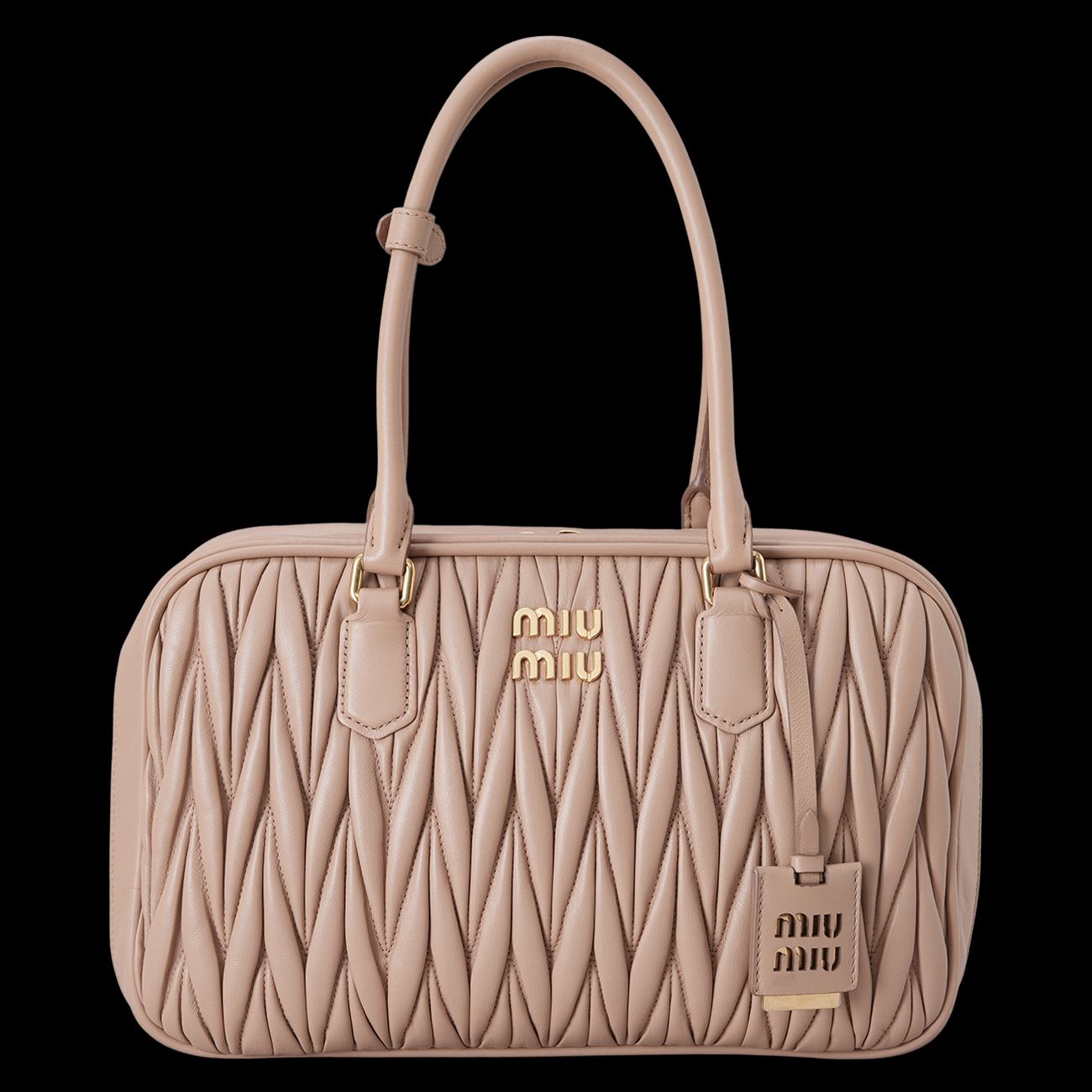 MIU MIU(USED)미우미우 5BB133 마테라쎄 토트백